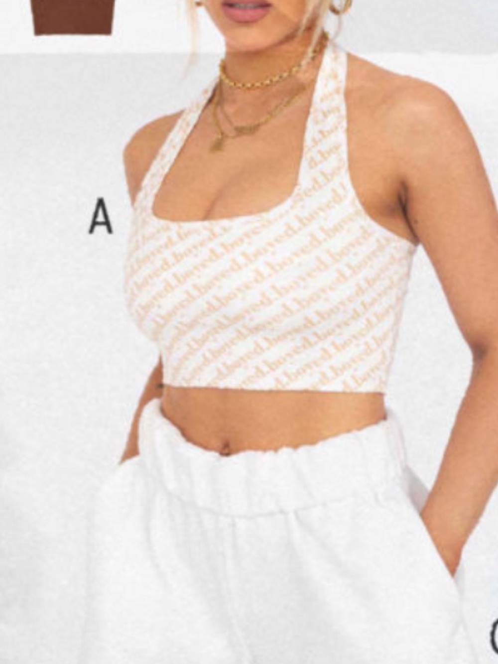 Boyed Delaney Childs halter top